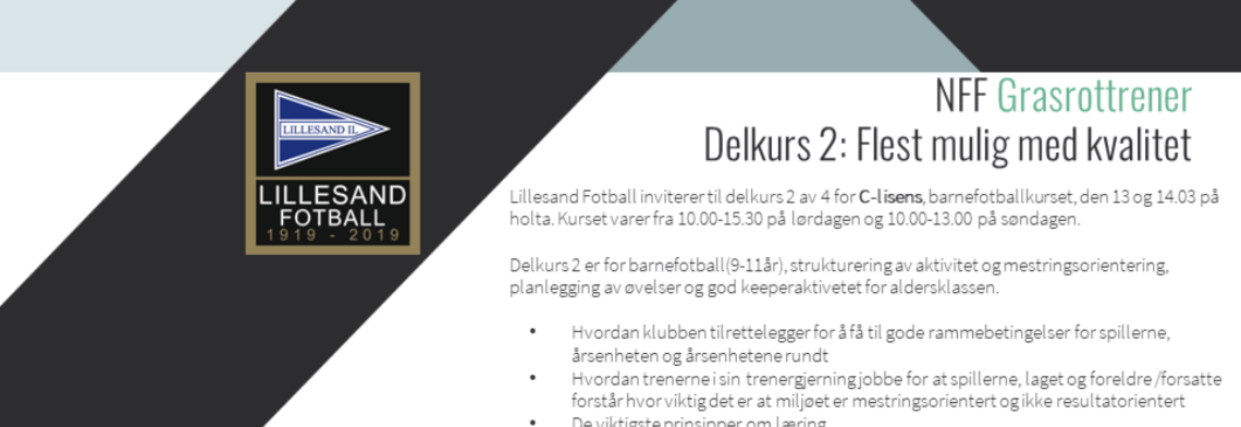 NFF Grasrottrener: Delkurs 2